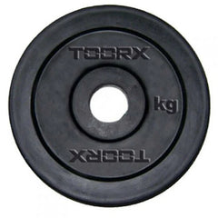 Disco ghisa gommato - 1 kg. con foro diam. mm 25-2