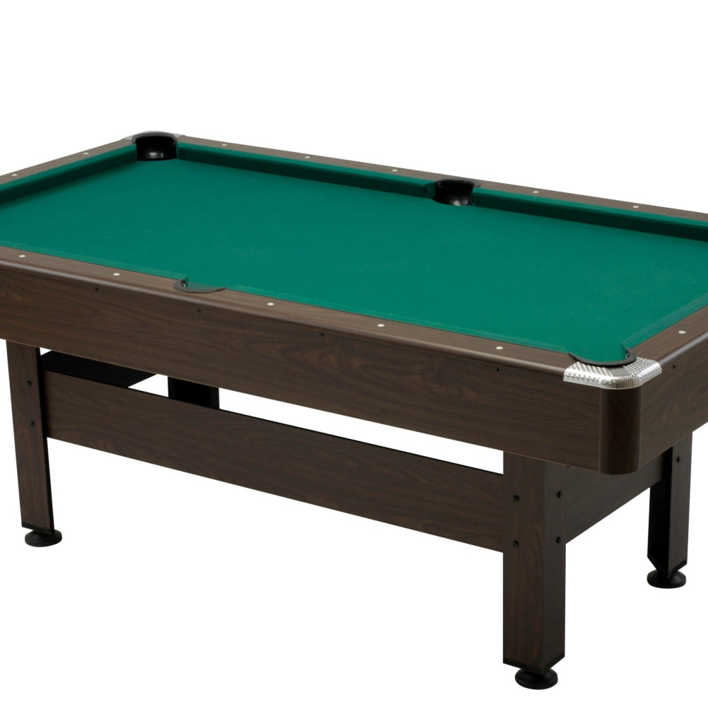 Pool table VIRGINIA 6 campo gioco cm. 180 x 90 - piano gioco in mdf.