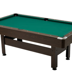 Pool table VIRGINIA 6 campo gioco cm. 180 x 90 - piano gioco in mdf.