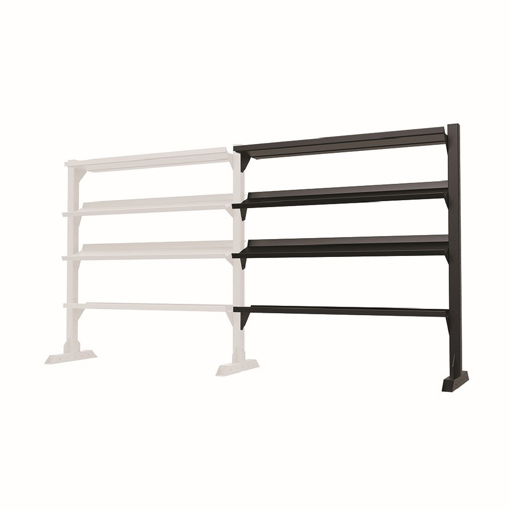 Campata aggiuntiva per rack a 4 ripiani 183 cm. - altezza 180 cm.