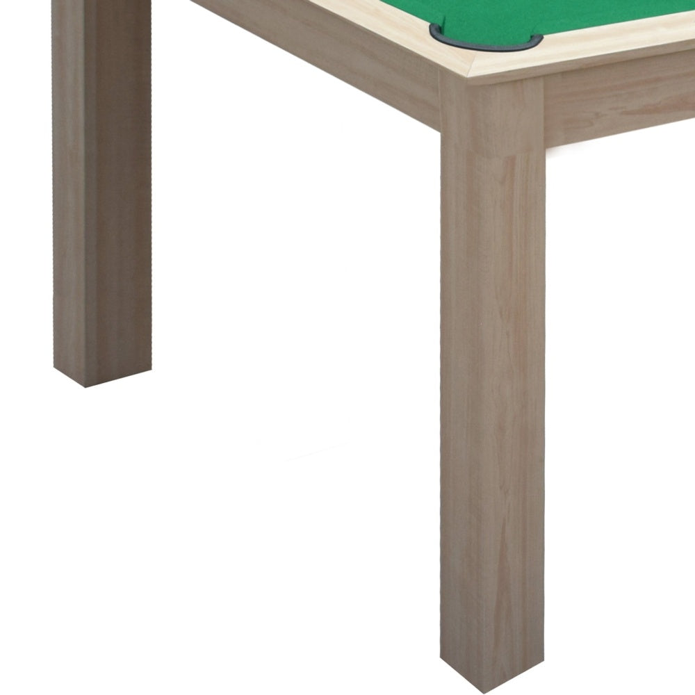 Pool table MIAMI rovere grigio campo gioco in mdf - cm. 200 x 100 con piane