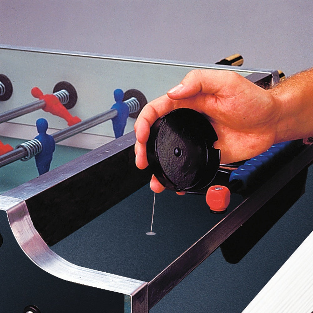 Calciobalilla OLYMPIC OUTDOOR aste rientranti piano gioco lungo in laminato