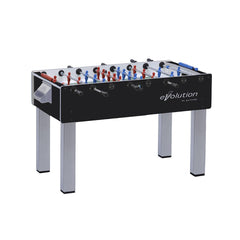 Calciobalilla F-200 EVOLUTION con aste rientranti, piano gioco corto in vetro