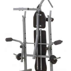 Panca porta-bilanciere WBK-500 richiudibile con leg extension-2