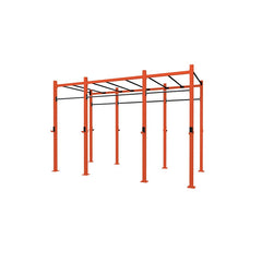 Gabbia MASTER OUTDOOR 3 campate autoportante con Monkey Station-1