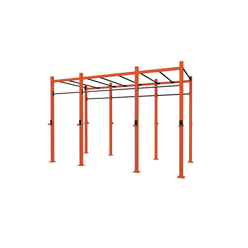 Gabbia MASTER OUTDOOR 3 campate autoportante con Monkey Station-1