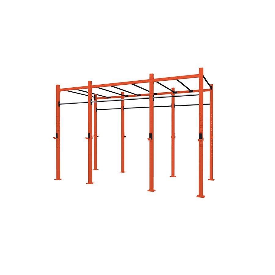 Gabbia MASTER OUTDOOR 3 campate autoportante con Monkey Station