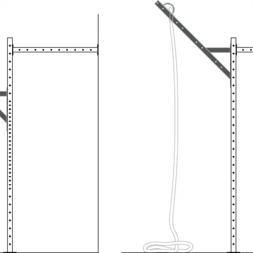 Montante per telaio obliquo - 1pz (per gabbia cross training) GU-TO-2