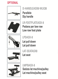 Lat pull down per ASX-8000