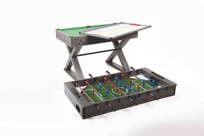 Tavolo Multi giochi 9 in uno versione calciobalilla aste rientranti ALL IN 9-2