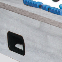 Calciobalilla G-2000 rovere-grigio  da interno aste uscenti-5
