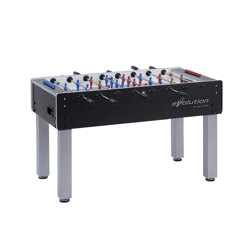 Calciobalilla G-500 EVOLUTION con aste rientranti, piano gioco corto in vetro