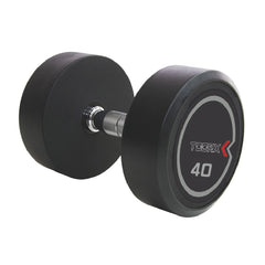 Manubrio Professional in uretano 10 KG nero / cromo impugnatura ergonomica-5
