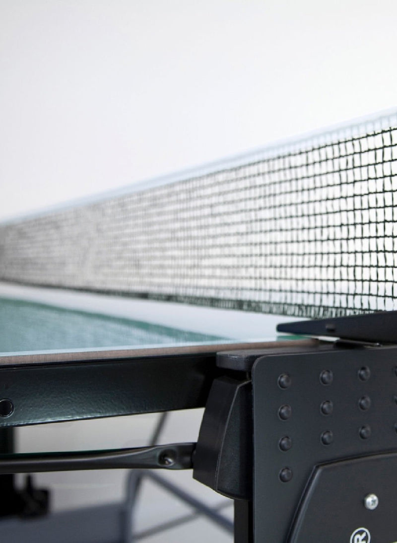 Ping pong MASTER OUTDOOR piano blu con ruote, per esterno