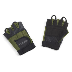 Guanti in pelle, spandex e pelle scamosciata - taglia L, nero-3