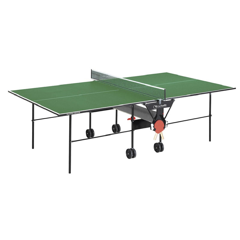 Ping pong TRAINING INDOOR piano verde con ruote, per interno