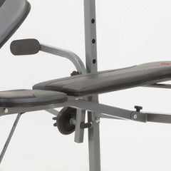 Panca porta-bilanciere WBK-500 richiudibile con leg extension-3