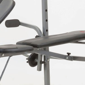Panca porta-bilanciere WBK-500 richiudibile con leg extension-3