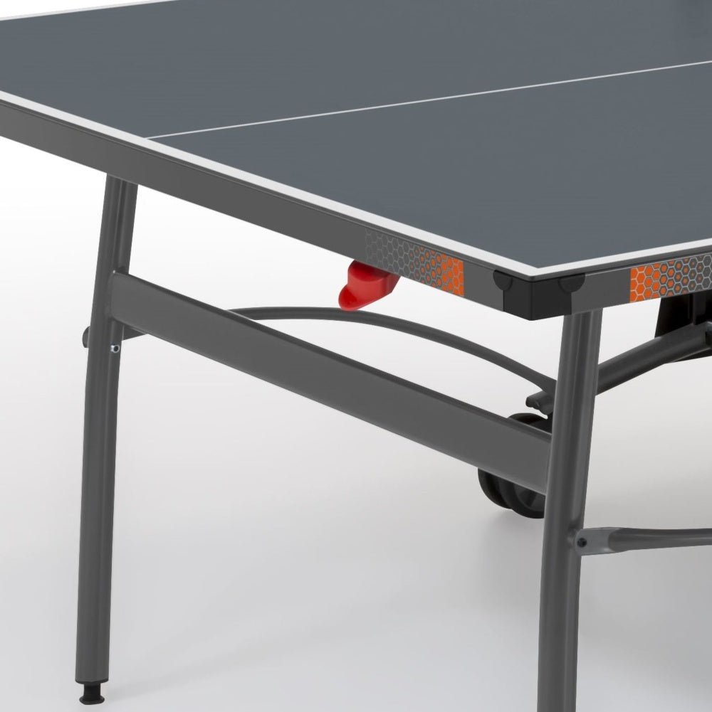 Ping pong PREMIUM OUTDOOR piano grigio con ruote per esterno