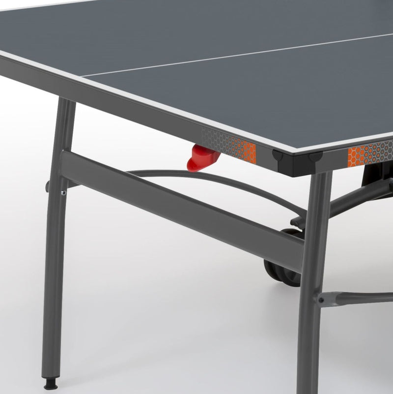 Ping pong PREMIUM OUTDOOR piano grigio con ruote per esterno