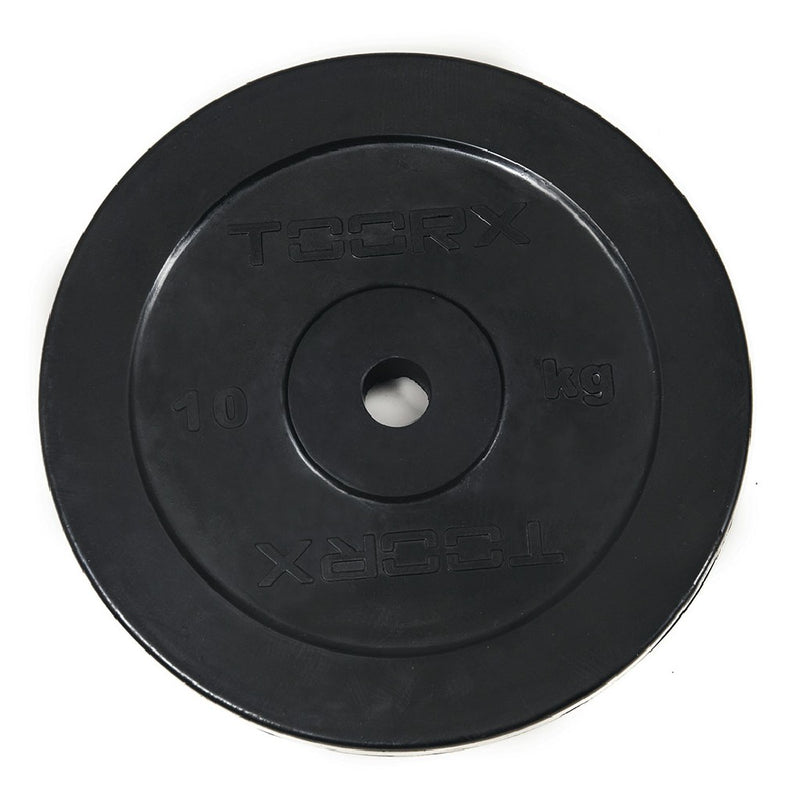 Disco ghisa gommato - 20 kg. con foro diam. mm 25