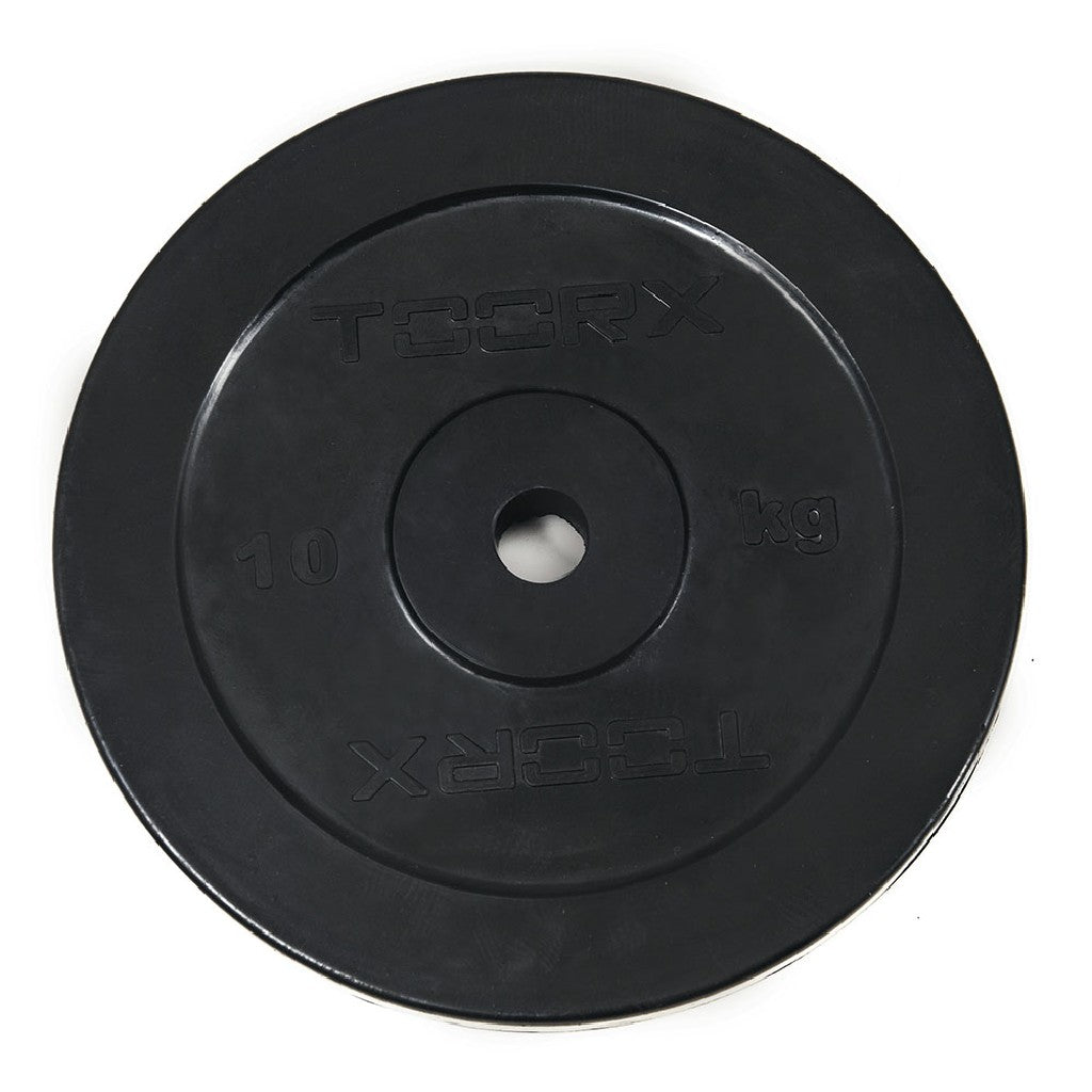 Disco ghisa gommato - 1 kg. con foro diam. mm 25