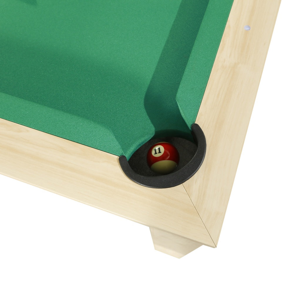 Pool table MIAMI rovere grigio campo gioco in mdf - cm. 200 x 100 con piane