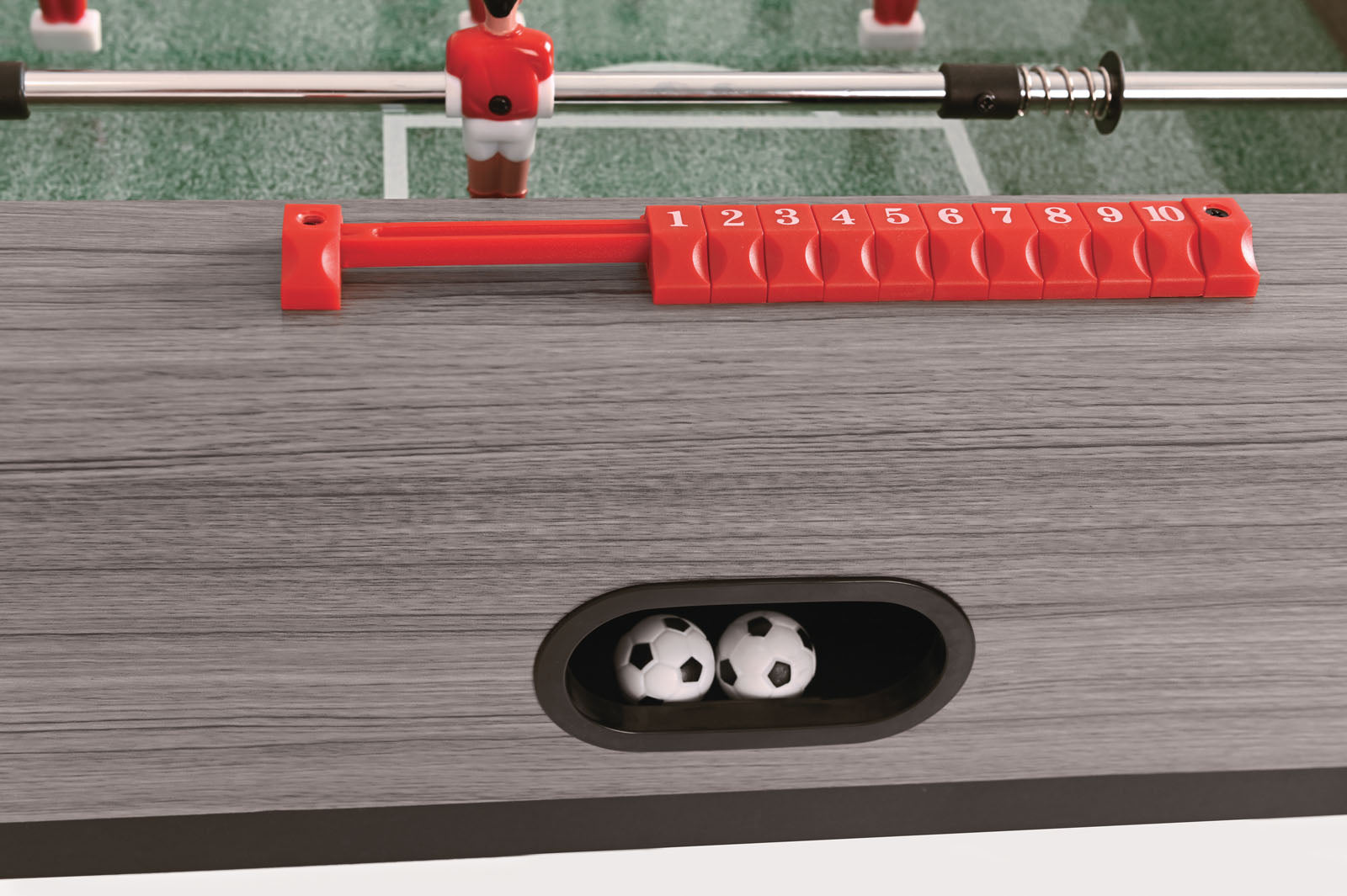 Calciobalilla F - ZERO aste uscenti piano gioco lungo in nobilitato