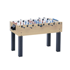 Calciobalilla F-200 acero aste uscenti piano gioco corto in vetro lucido