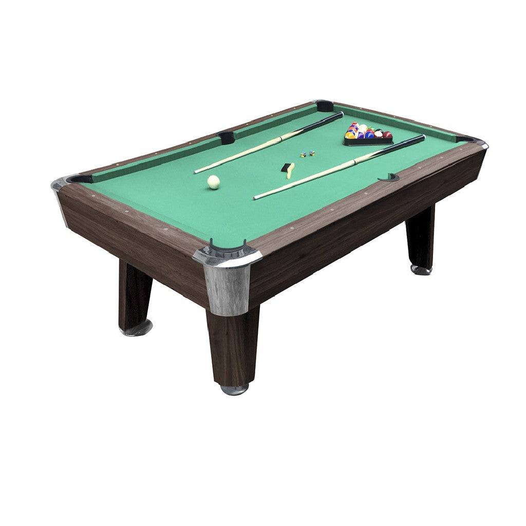 Pool table LAS VEGAS 6 campo  gioco in mdf - cm. 180 x 90