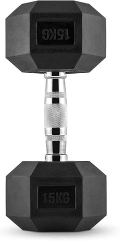 Manubrio Esagonale Gommato da 1 a 70 KG - Venduto Singolarmente-4