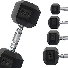 Manubrio Esagonale Gommato GMG DA 1 A 30 KG-1