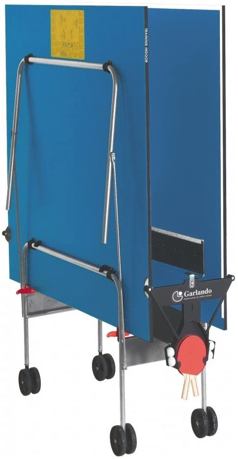 Ping pong TRAINING OUTDOOR piano blu con ruote, per esterno