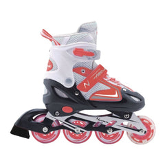 Pattini in linea FIREWHEEL - rosso regolabile misura L (dal 38 al 41)