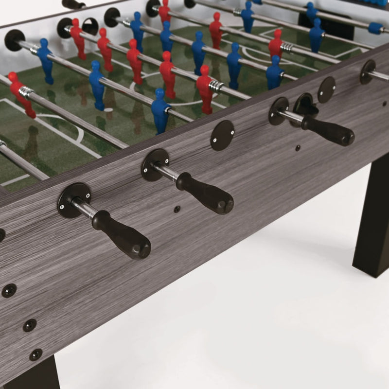 Calciobalilla F-100 grigio aste uscenti campo gioco lungo