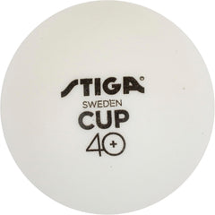 Confezione di 12 palline bianche Stiga Cup ABS