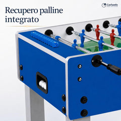 Calcio Balilla Goal [Made in Italy] Biliardino Con Aste Rientranti Telescopiche o Uscenti-8