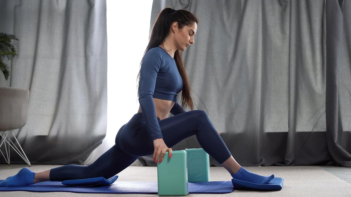 Mattoni Yoga Ad Alta Densità- Singole o doppie / Verde lime o Azzurre-7