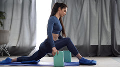 Mattoni Yoga Ad Alta Densità- Singole o doppie / Verde lime o Azzurre-7
