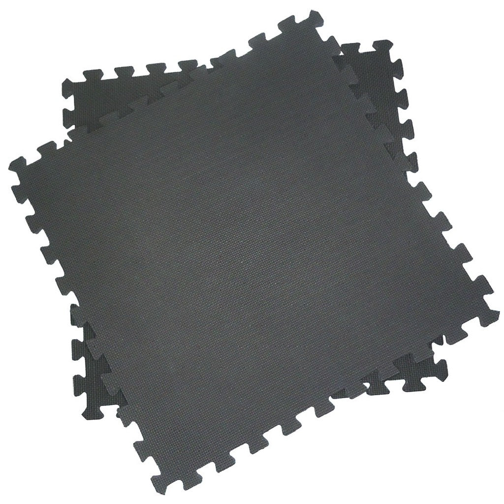 Materassino componibile in 4 pezzi + 2 bordi cm. 61x61x1.2, grigio antracite