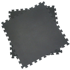 Materassino componibile in 4 pezzi + 2 bordi cm. 61x61x1.2, grigio antracite