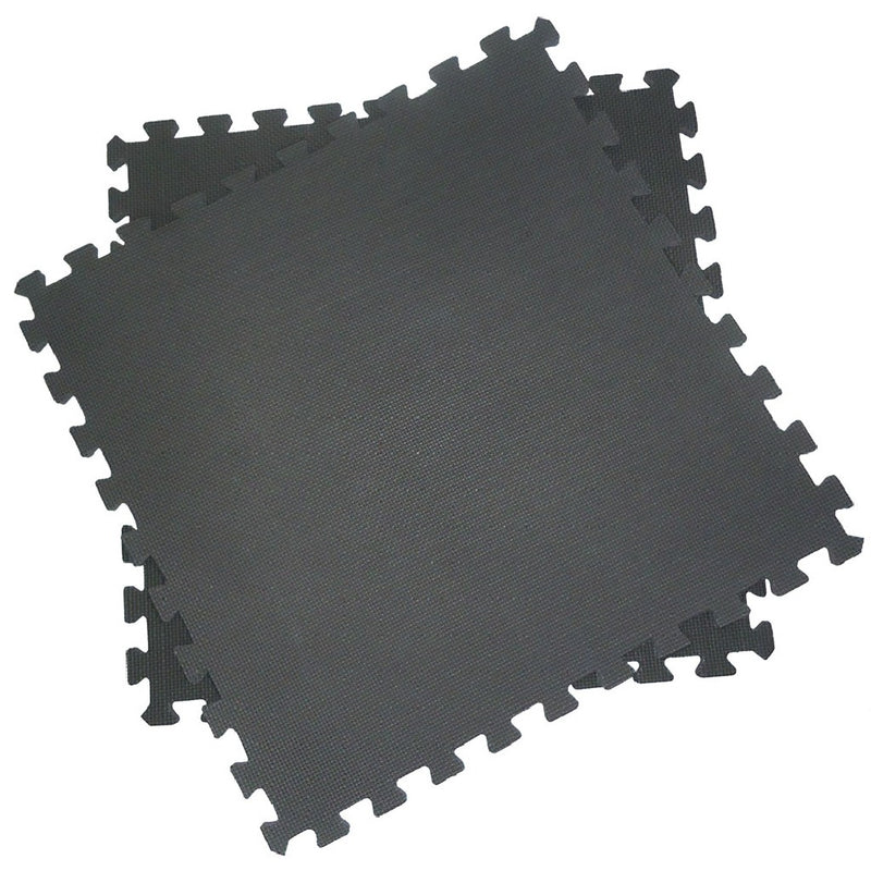 Materassino componibile in 4 pezzi + 2 bordi cm. 61x61x1.2, grigio antracite
