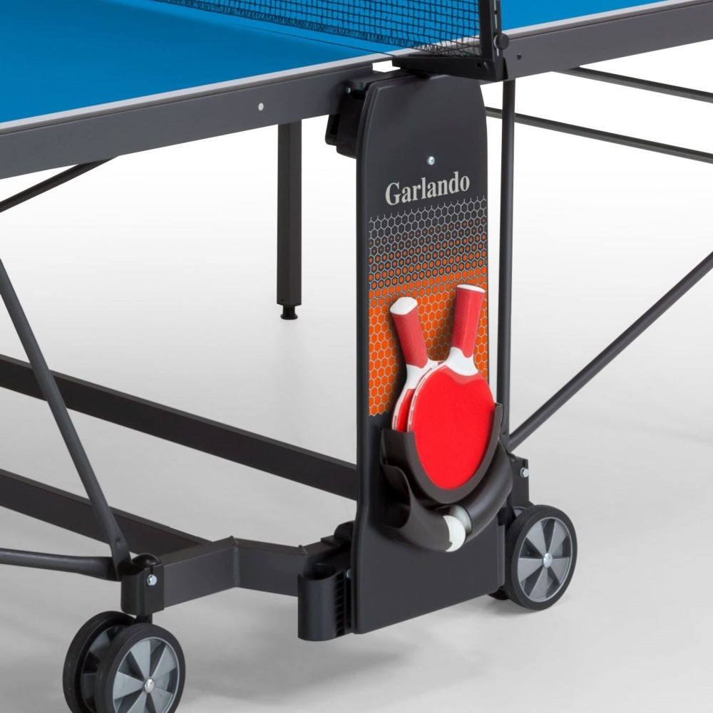 Ping pong CHAMPION OUTDOOR piano blu con ruote, per esterno