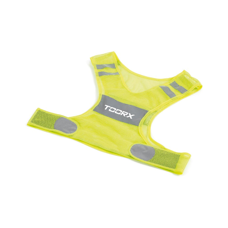 Pettorina running di sicurezza catarifrangente - taglia unica - giallo