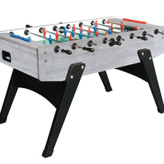 Calciobalilla G-2000 rovere-grigio da interno aste rientranti-5