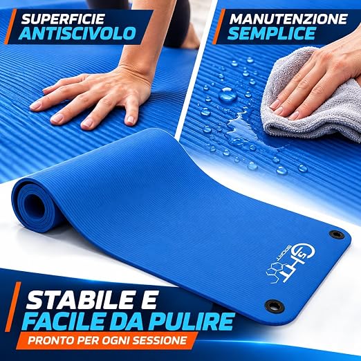 Tappetino Fitness e Yoga - 180cm-7