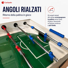 Calcio Balilla Goleador [Made in Italy] con Aste Rientranti o Uscenti-7