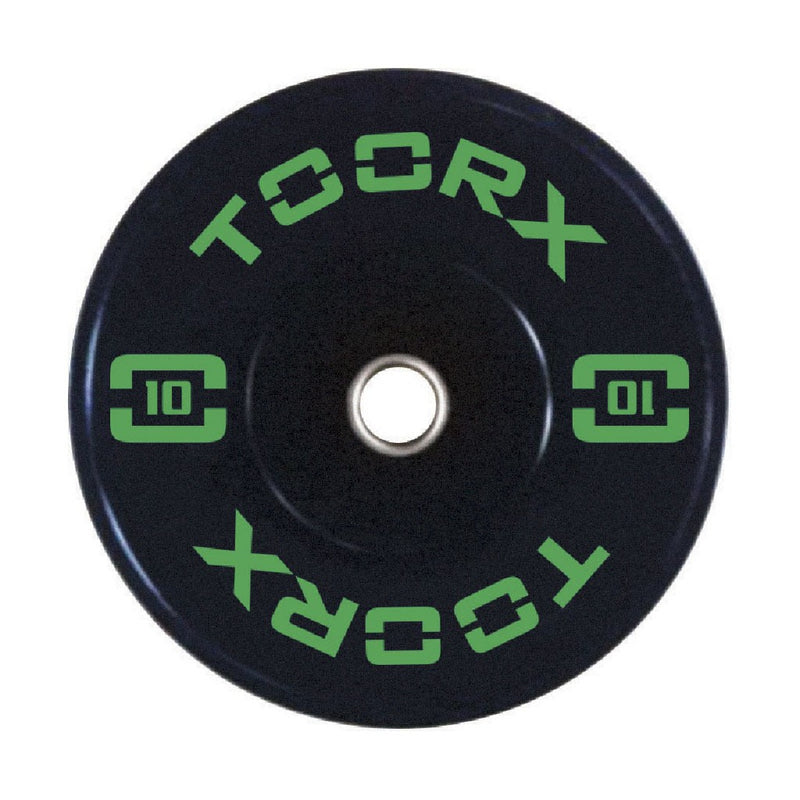Disco BUMPER training 10 KG. nero con boccola inox svasata, Absolute line