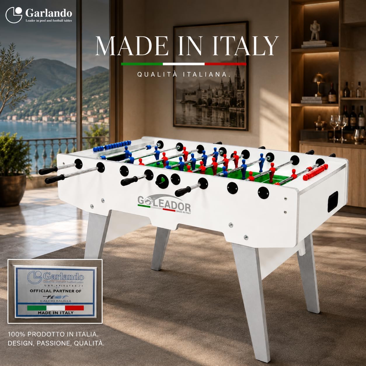 Calcio Balilla Goleador Gambe Pieghevoli