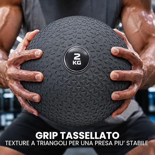 Slam Ball Antiscivolo da 2 a 30 kg-3